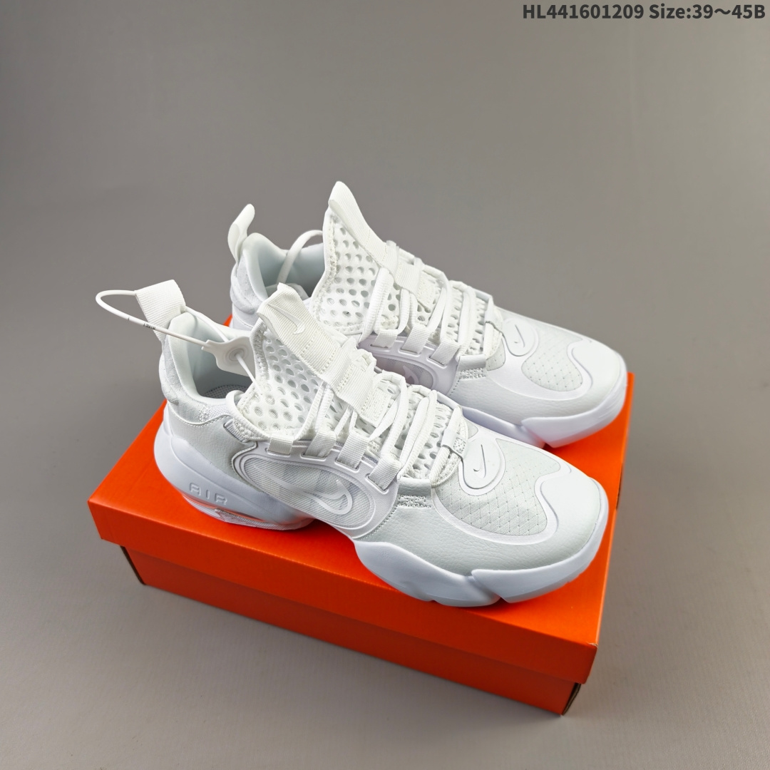 集合💰230
Nike Air Max Alpha Savage 阿尔法 半掌气男子缓‮跑震‬步鞋 织带与鞋带融为一体稳固包裹中足,而MaxAir缓震配置在高强度训练中提供灵敏回弹的舒适感受。后跟的可视MaxA气垫在整个训练过程中提供出色缓震性能，带来充沛的回弹性能。中足鞋鞍带来稳固支撑,同时后跟采用Max Air设计,提供出众稳定性，有肌肉美学结合后跟 
货号 AT3378-001
编码:HL441601209 Size:39～45B