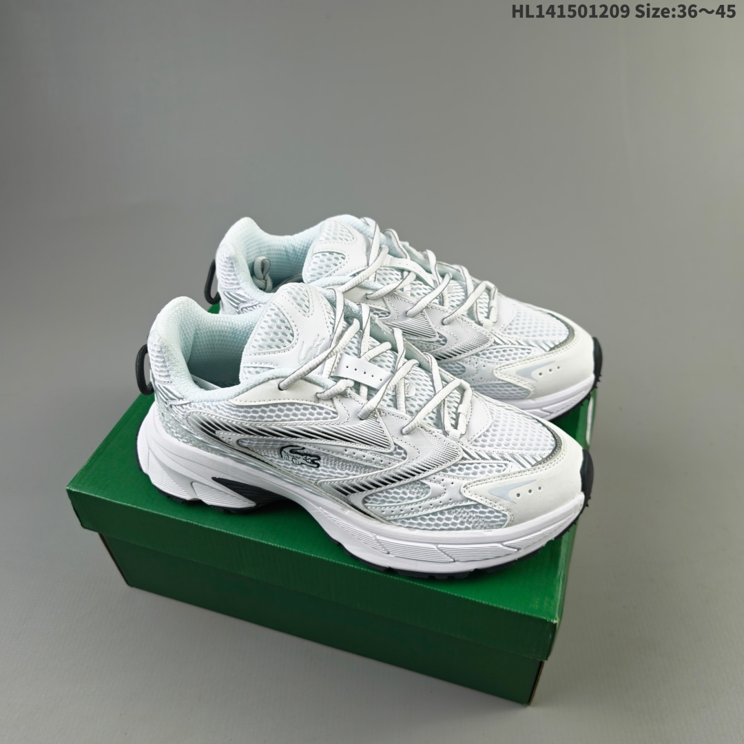 集合一💰150
 LACOSTE法国鳄鱼 L003 2K24 清新 时尚 舒适 生活休闲鞋！
编码:HL141501209