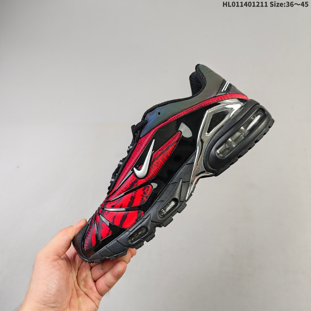 💰200
✅Skepta x Nike Air Max Tailwind 舒适百搭织物合成革TPU 低帮跑步鞋 男款
货号:CQ8714-001
lD:HL011401211 Size:36～45