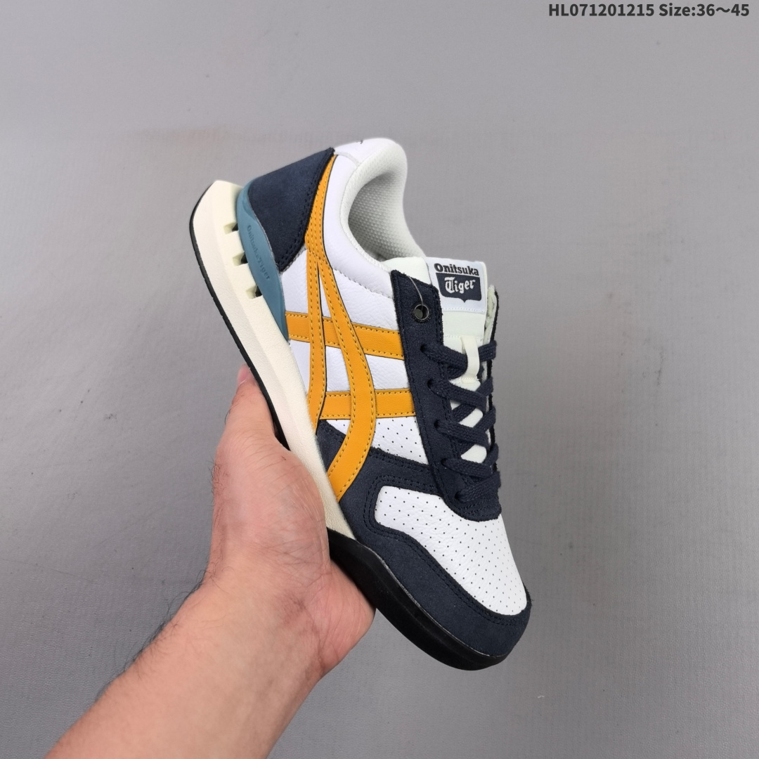 集合 Asics Onitsuka Tiger Ultimate 81 EX 亚瑟士终极系列低帮复古风百搭皮革休闲运动慢跑鞋 采用软质荔枝纹牛培皮鞋面材质 配置OrthoLite鞋垫 轻质Eva缓震组合耐磨橡胶外底 Onitsuka Tiger 鬼塚虎 ULTIMATE 81EX 1183B510/1183C740/1183C074 中性款运动鞋 鞋跟底部的缓震孔设计以及TPU后跟保护片强化稳定性 造就合乎新时代高性能运动鞋标准的现代鞋款 牛皮革鞋面 FLYTEFOAM Propel中底增强缓震性与回弹性 鞋跟处采用fuzeGEL缓震胶科技 强化缓震 OrthoLite鞋垫 进一步强化缓震Gel-Kayano超轻量专业运动慢跑鞋 编码:HL071201215
