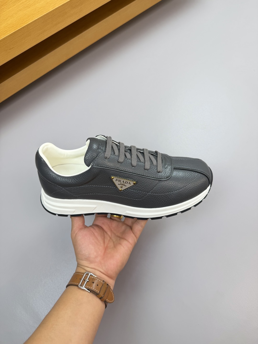 Prada Men's Leather Low-Top Sneakers, Casual & Comfortable, Size 38-44 4 cmp i1760202299762 7109 0 3