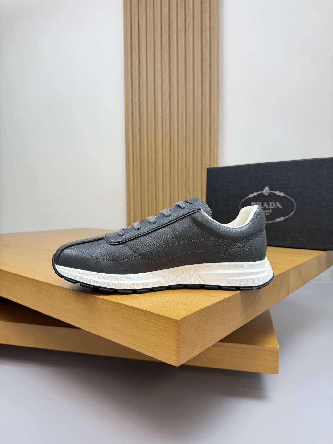 Prada Men's Leather Low-Top Sneakers, Casual & Comfortable, Size 38-44 5 cmp i1760202299807 3296 0 4