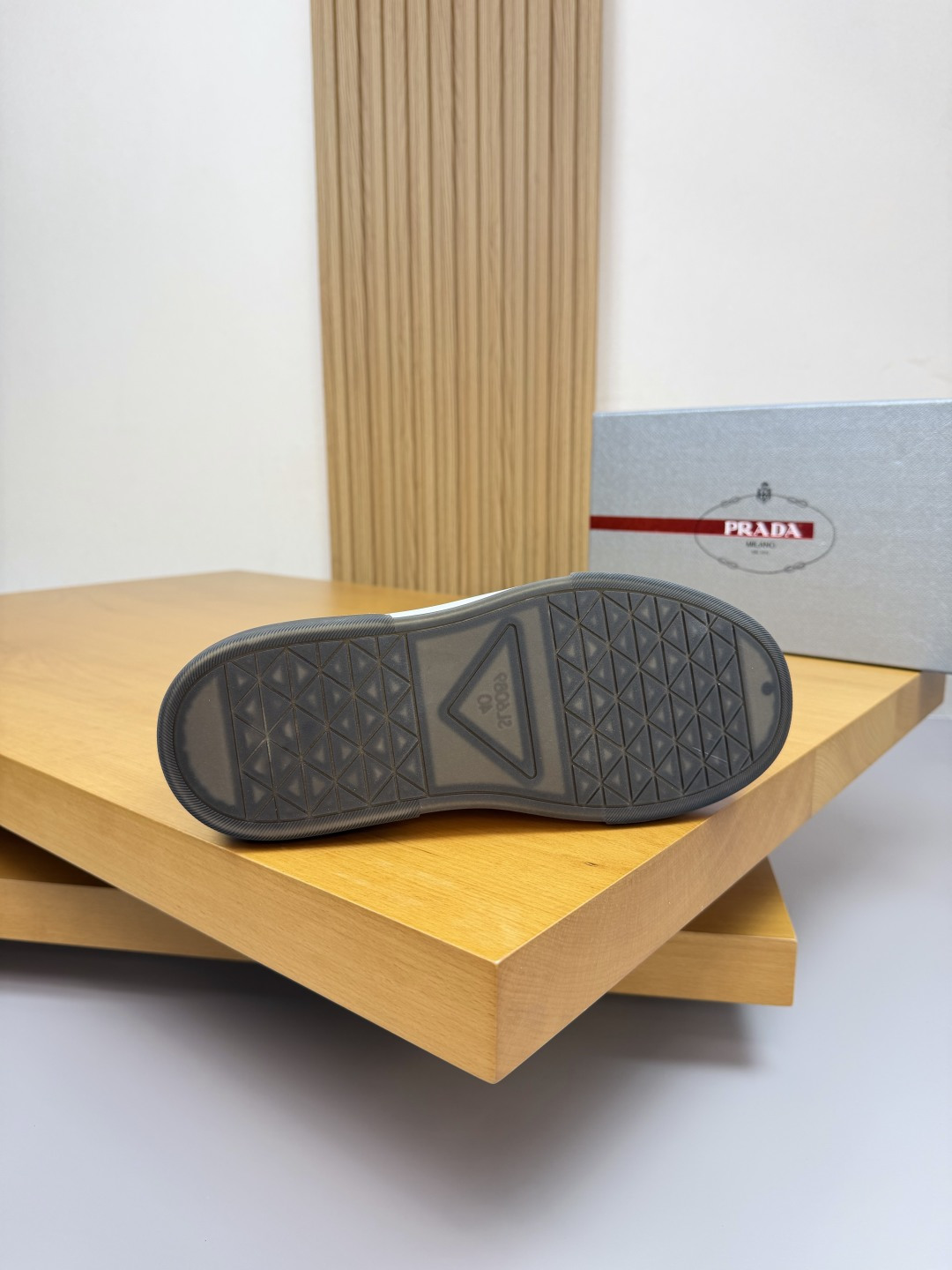 Prada Leather Sneakers with Metal Logo Detail - Casual Comfort & Style 9 cmp i1760287097122 9771 0 8