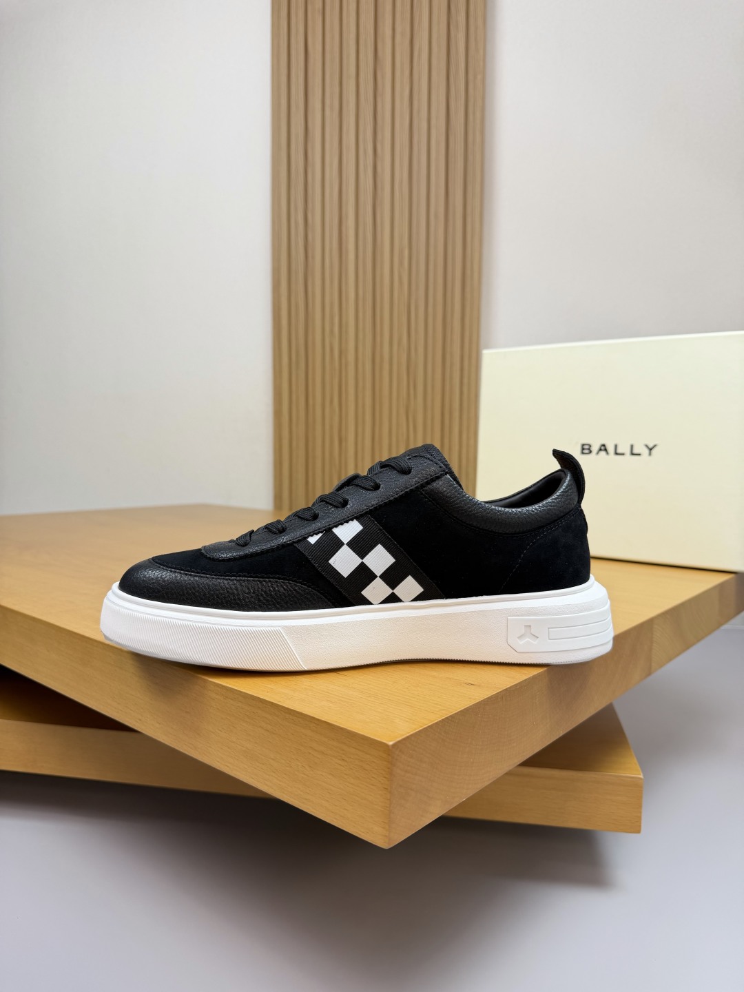 Bally Men's Vita-Parcours Leather Sneakers - Black/White, Size 39-44 6 cmp i1760288264388 524 0 4