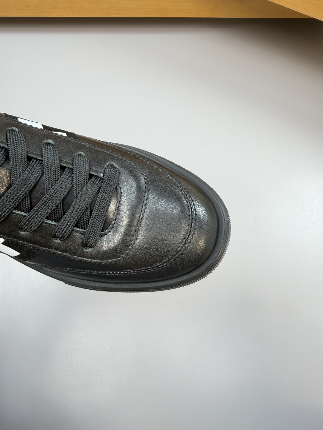 Bally Men's Vita-Parcours Leather Sneakers - Black with Checkered Stripe 6 cmp i1760288375262 6649 0 5