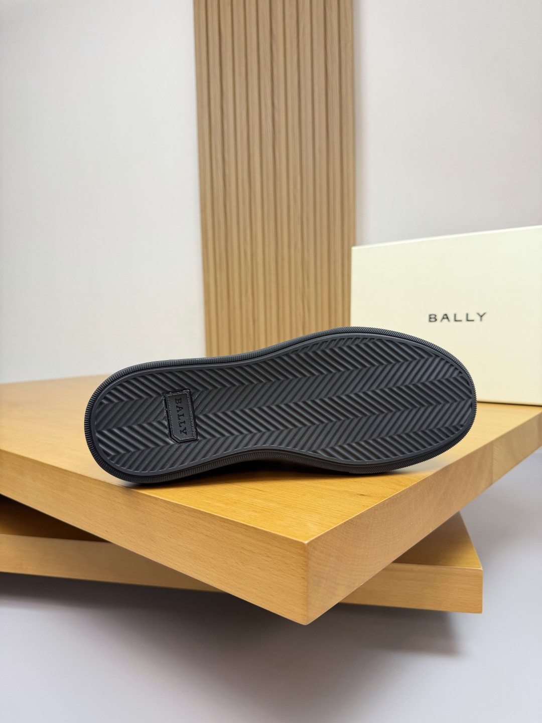 Bally Men's Vita-Parcours Leather Sneakers - Black with Checkered Stripe 9 cmp i1760288381989 1211 0 8