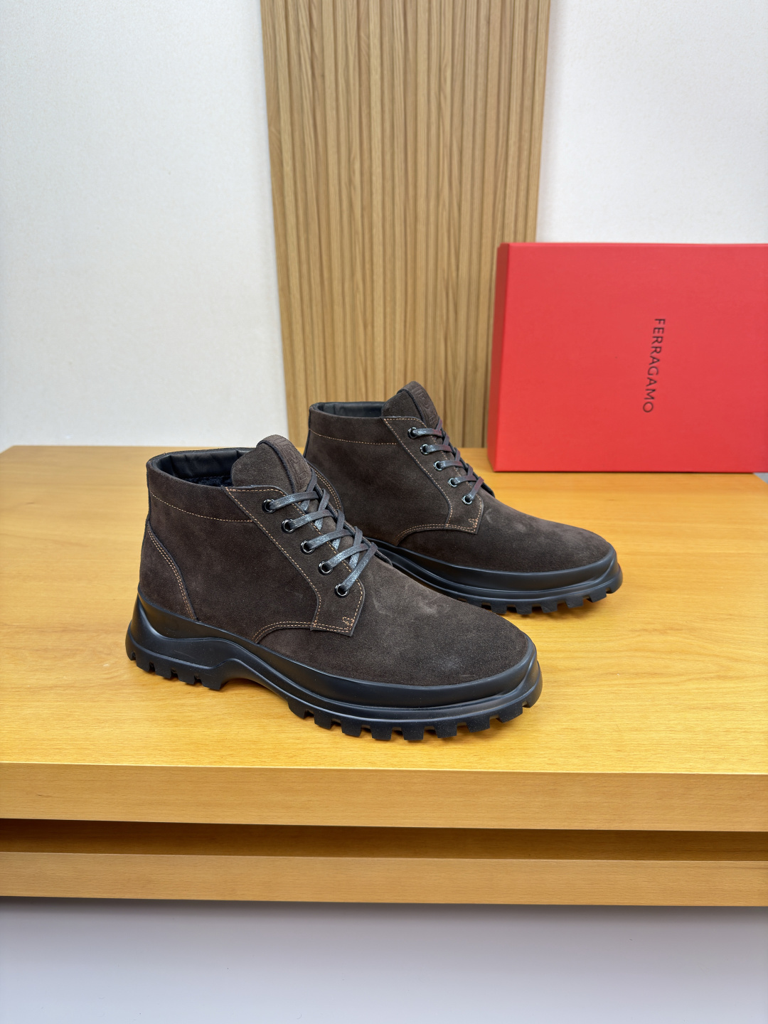Ferragamo Style Leather Men's Shoes Lookbook Reference image 1