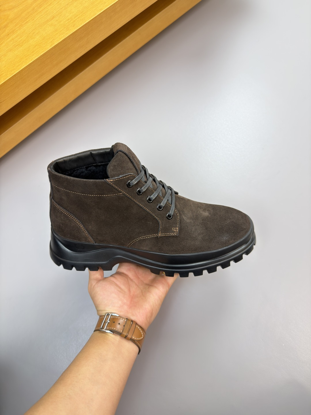 Ferragamo Style Leather Men's Shoes Men's Shoes Men's Shoes detail image 4 from source 783333