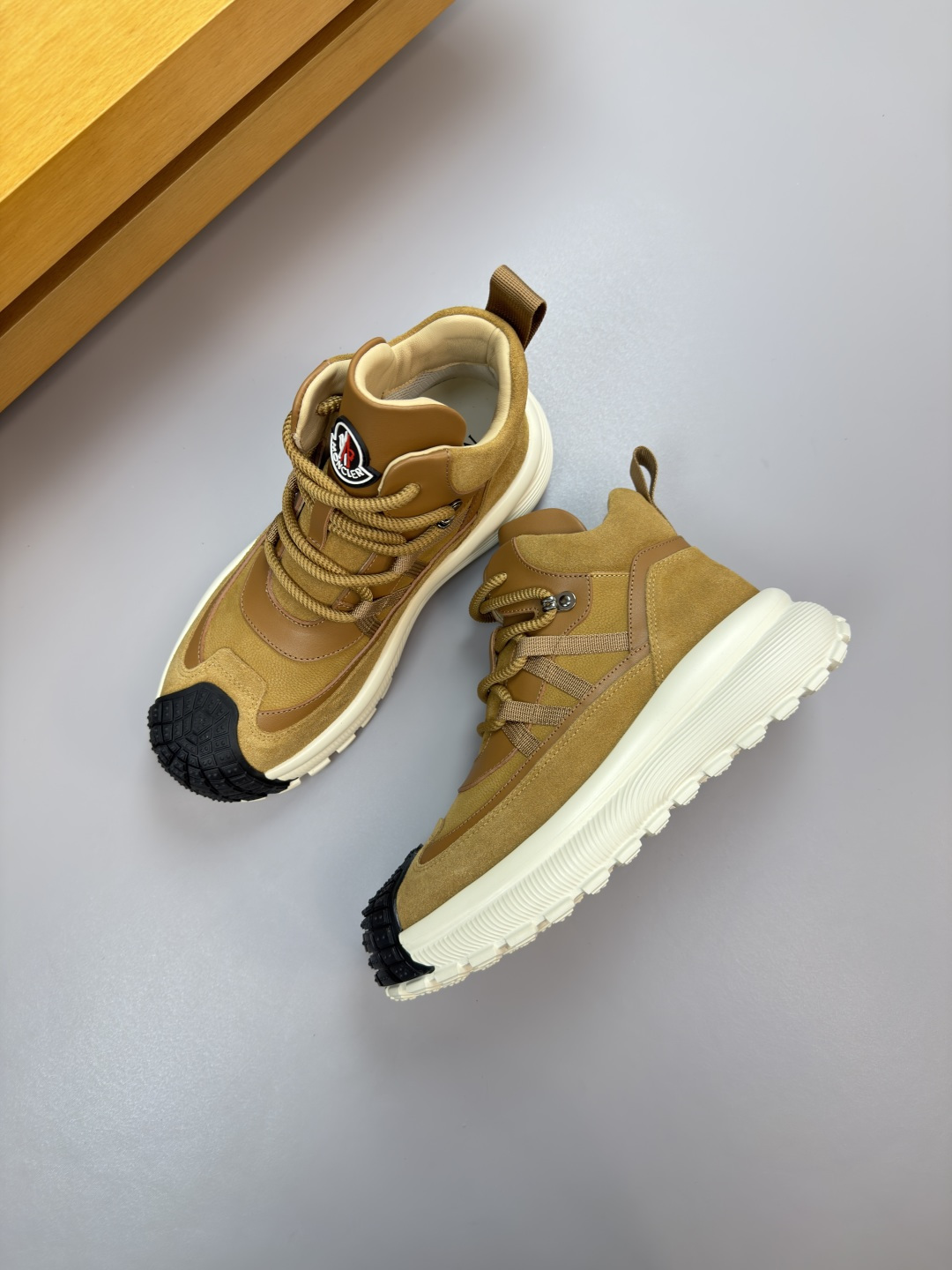 Moncler Style Leather Men's Shoes Men's Shoes Men's Shoes detail image 3 from source 783158