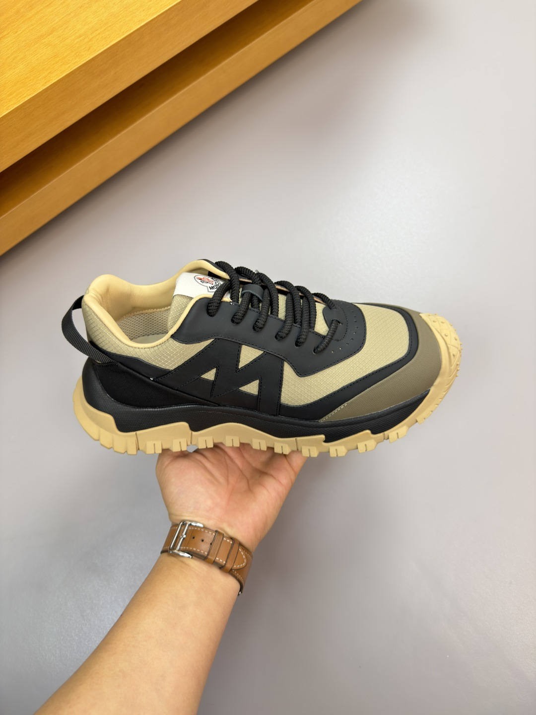 Moncler Style Leather Men's Shoes Men's Shoes Men's Shoes detail image 4 from source 783152