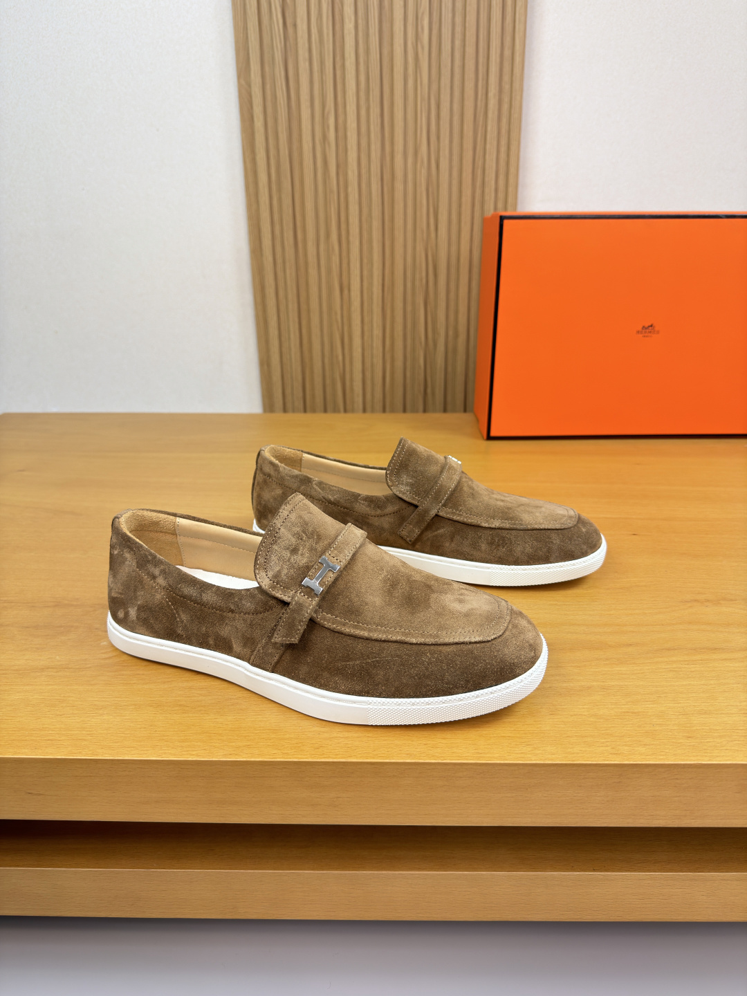 Hermes Style Leather Men's Shoes Lookbook Reference image 1