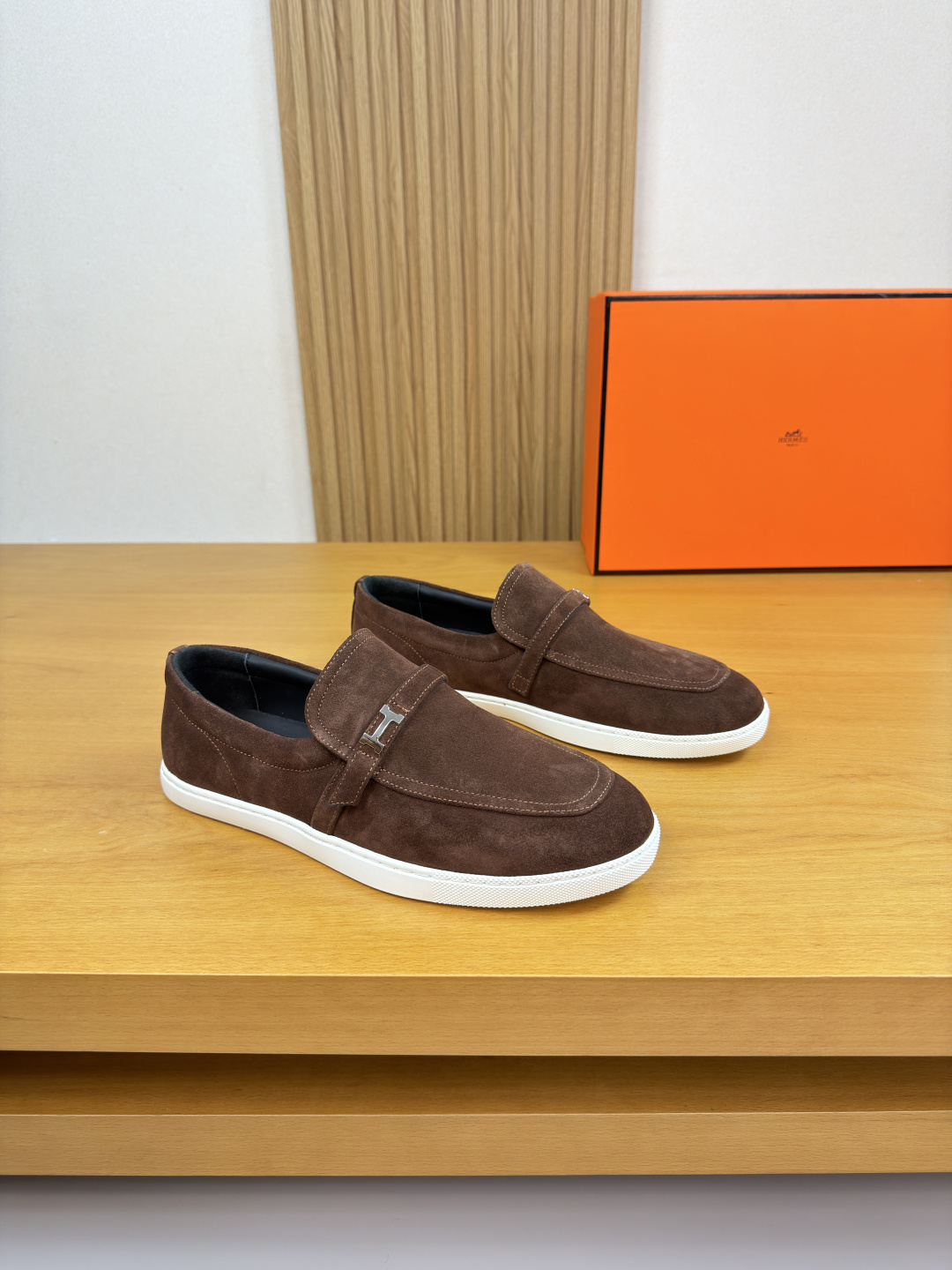 Hermes Style Leather Men's Shoes Lookbook Reference image 1