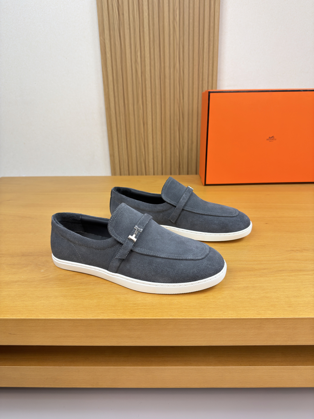 Hermes Style Leather Men's Shoes Lookbook Reference image 1