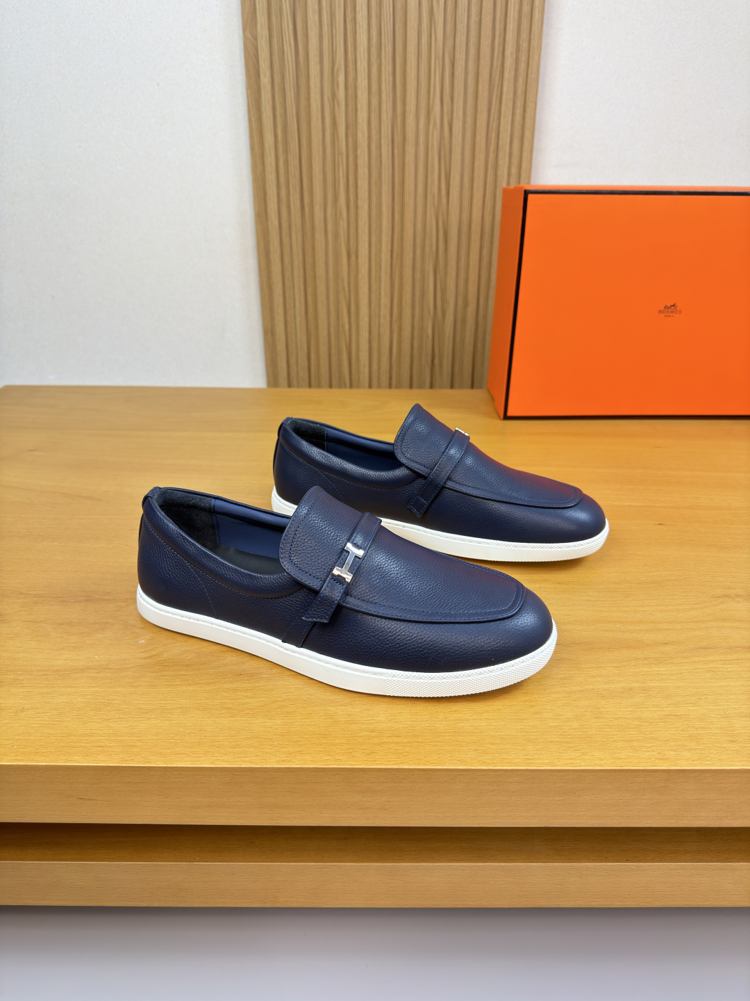 Hermes Style Leather Men's Shoes Lookbook Reference image 1