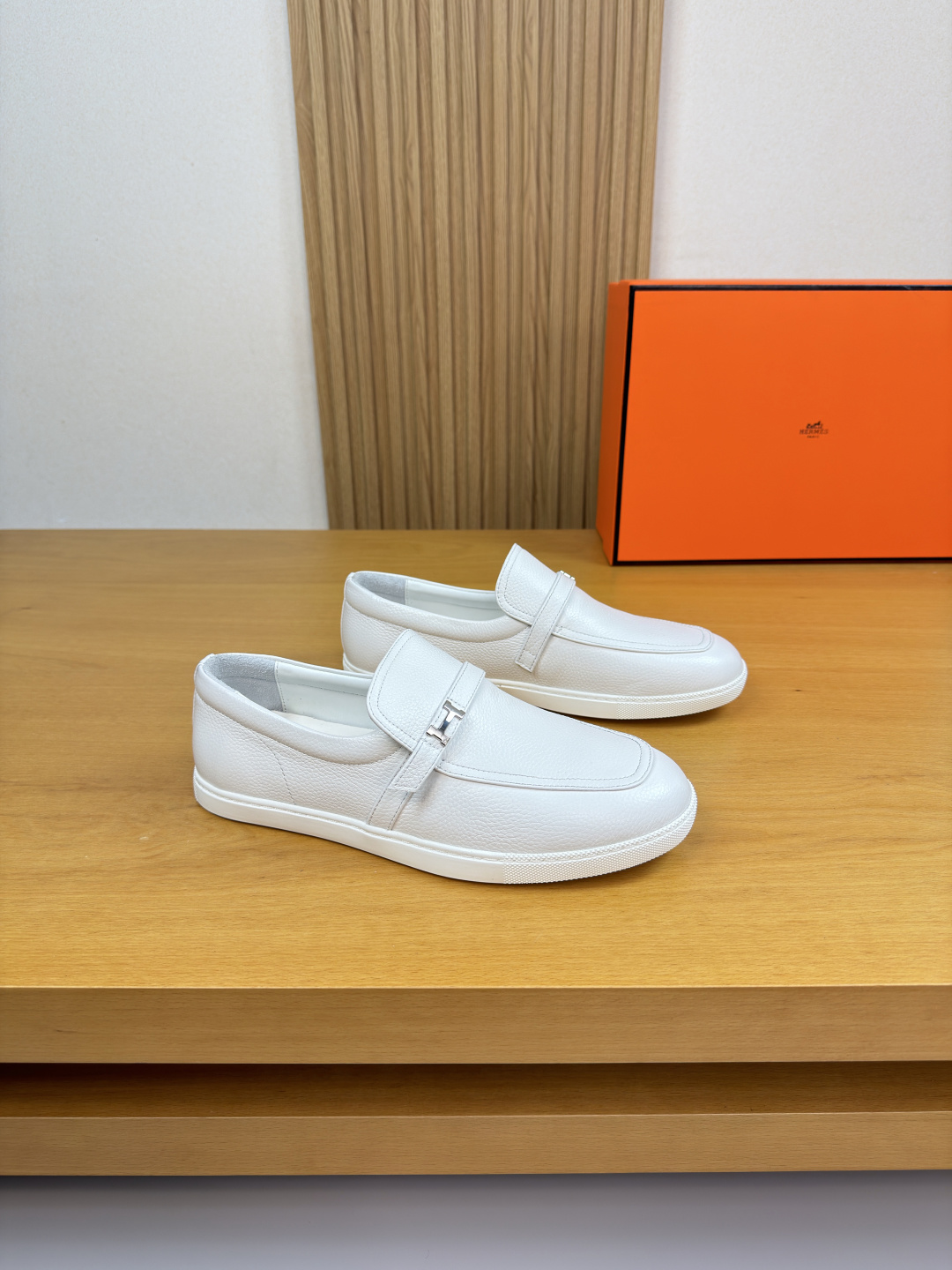 Hermes Style Leather Men's Shoes Lookbook Reference image 1