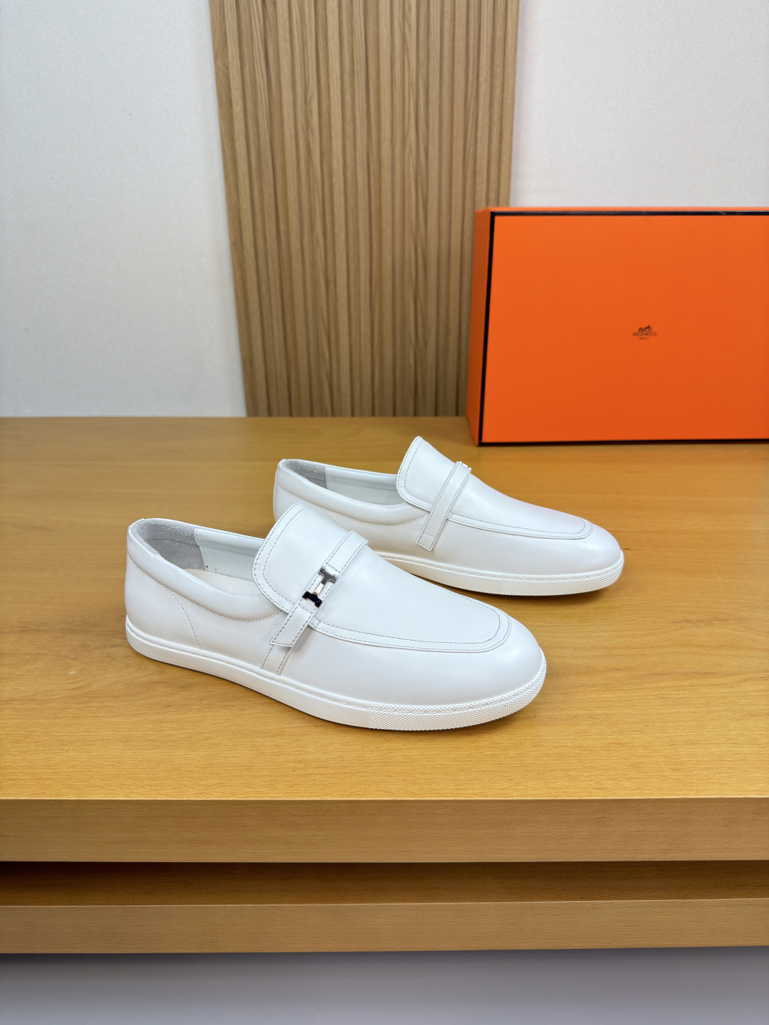 Hermes Style Leather Men's Shoes Lookbook Reference image 1