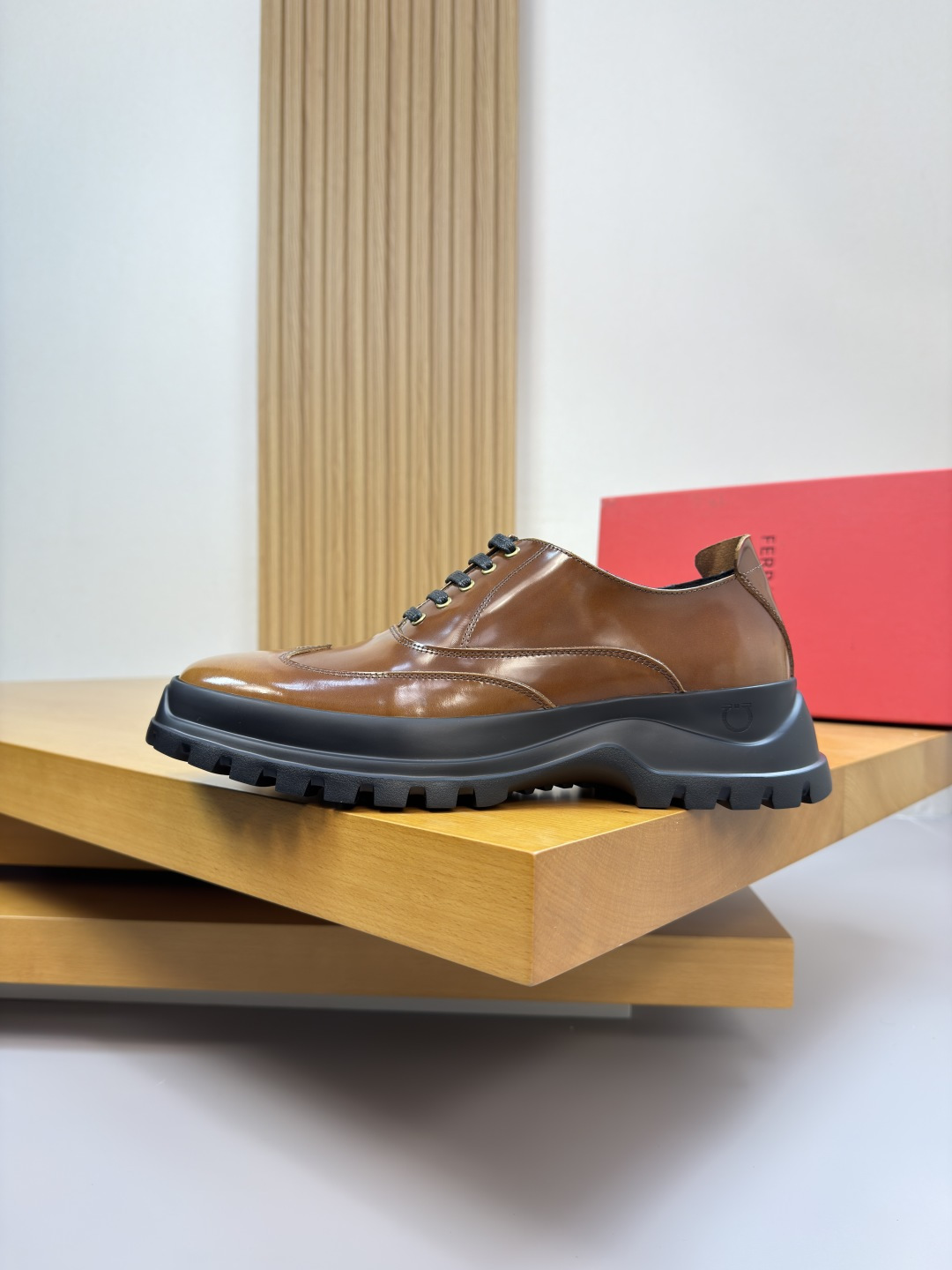 Ferragamo Style Leather Men's Shoes Men's Shoes Men's Shoes detail image 5 from source 783329
