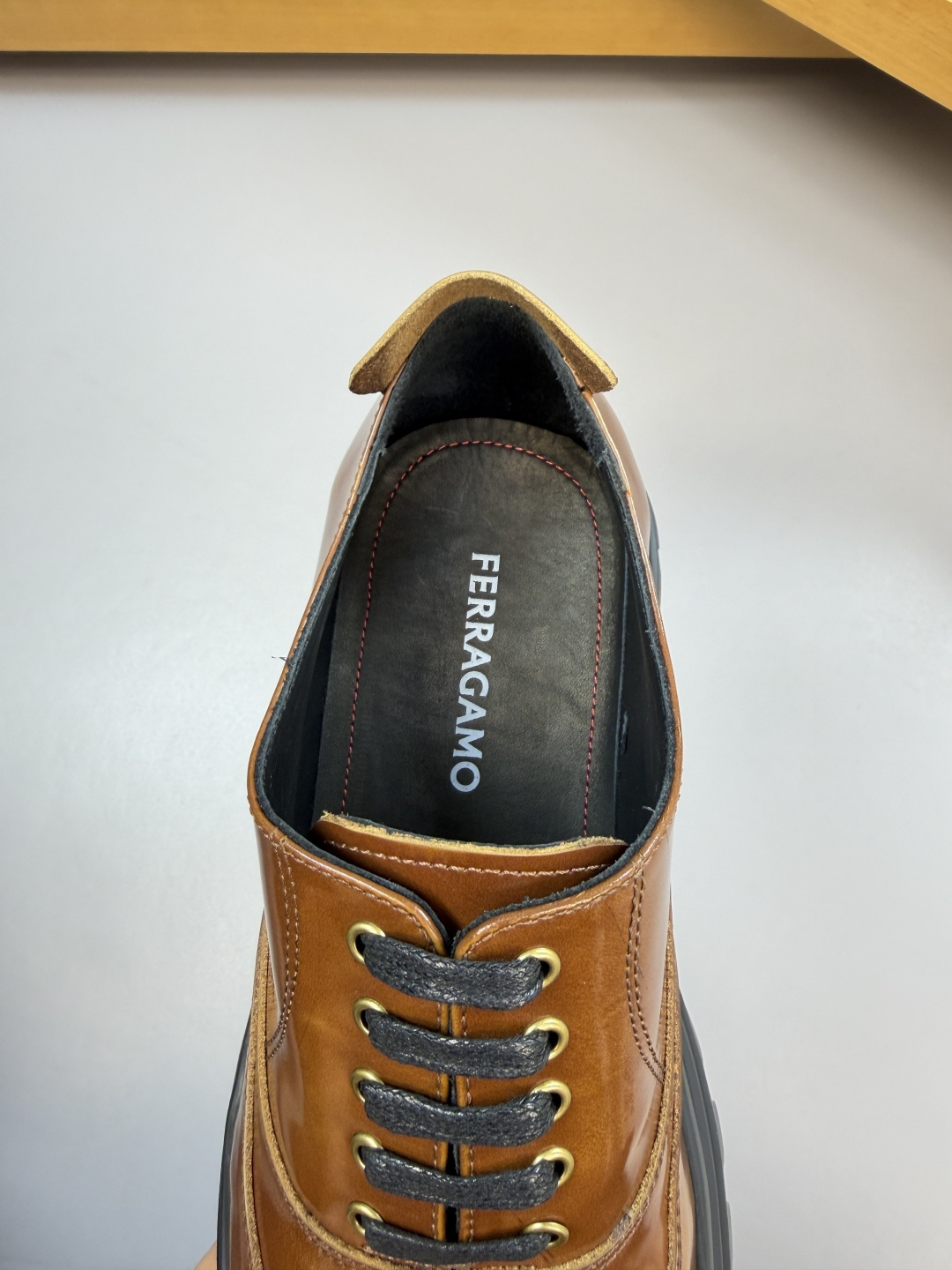 Ferragamo Style Leather Men's Shoes Men's Shoes Men's Shoes detail image 7 from source 783329