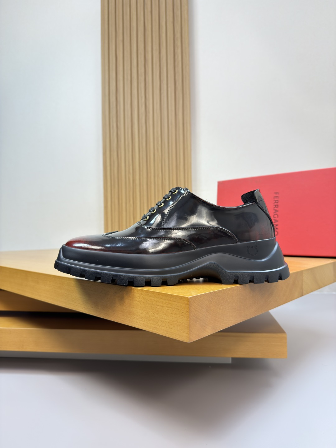 Ferragamo Style Leather Men's Shoes Men's Shoes Men's Shoes detail image 5 from source 783332