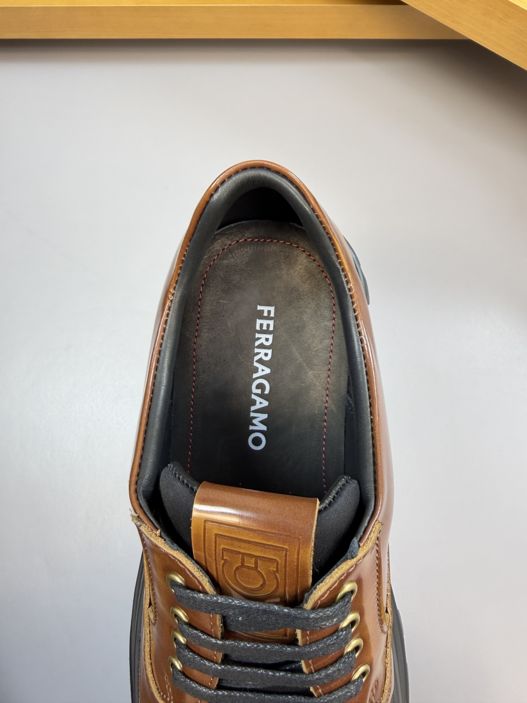 Ferragamo Style Leather Men's Shoes Men's Shoes Men's Shoes detail image 7 from source 783328