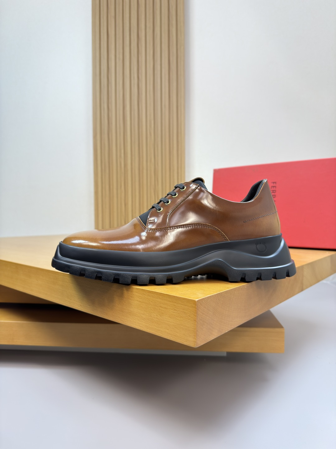 Ferragamo Style Leather Men's Shoes Men's Shoes Men's Shoes detail image 5 from source 783328