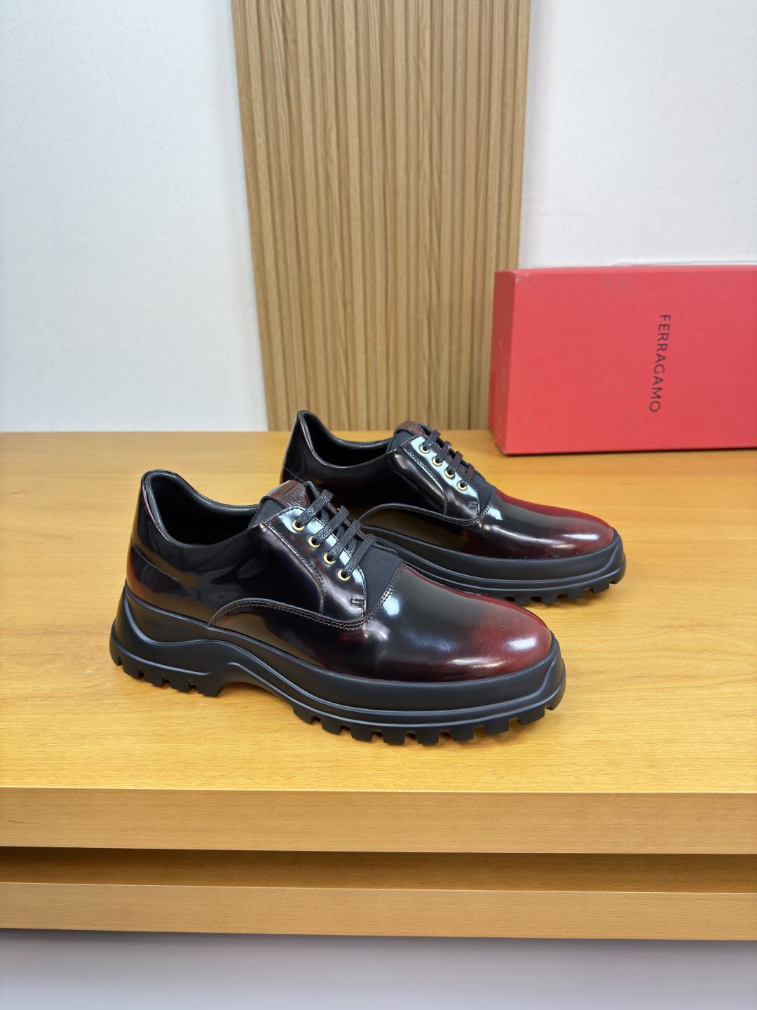 Ferragamo Style Leather Men's Shoes Lookbook Reference image 1