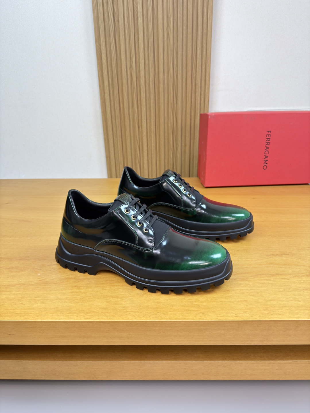 Ferragamo Style Leather Men's Shoes Lookbook Reference image 1