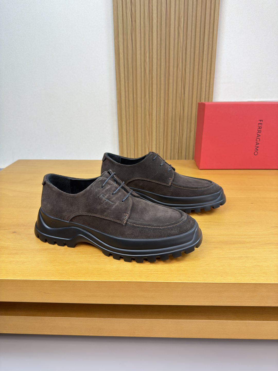 Ferragamo Style Leather Men's Shoes Lookbook Reference image 1