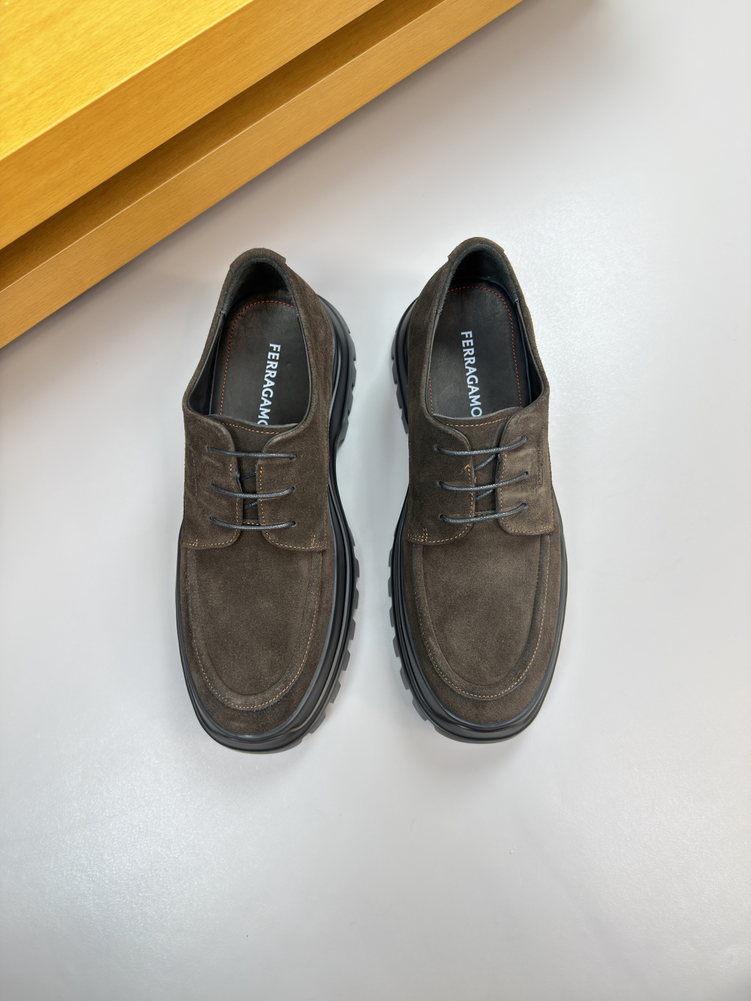Ferragamo Style Leather Men's Shoes Lookbook Reference image 2