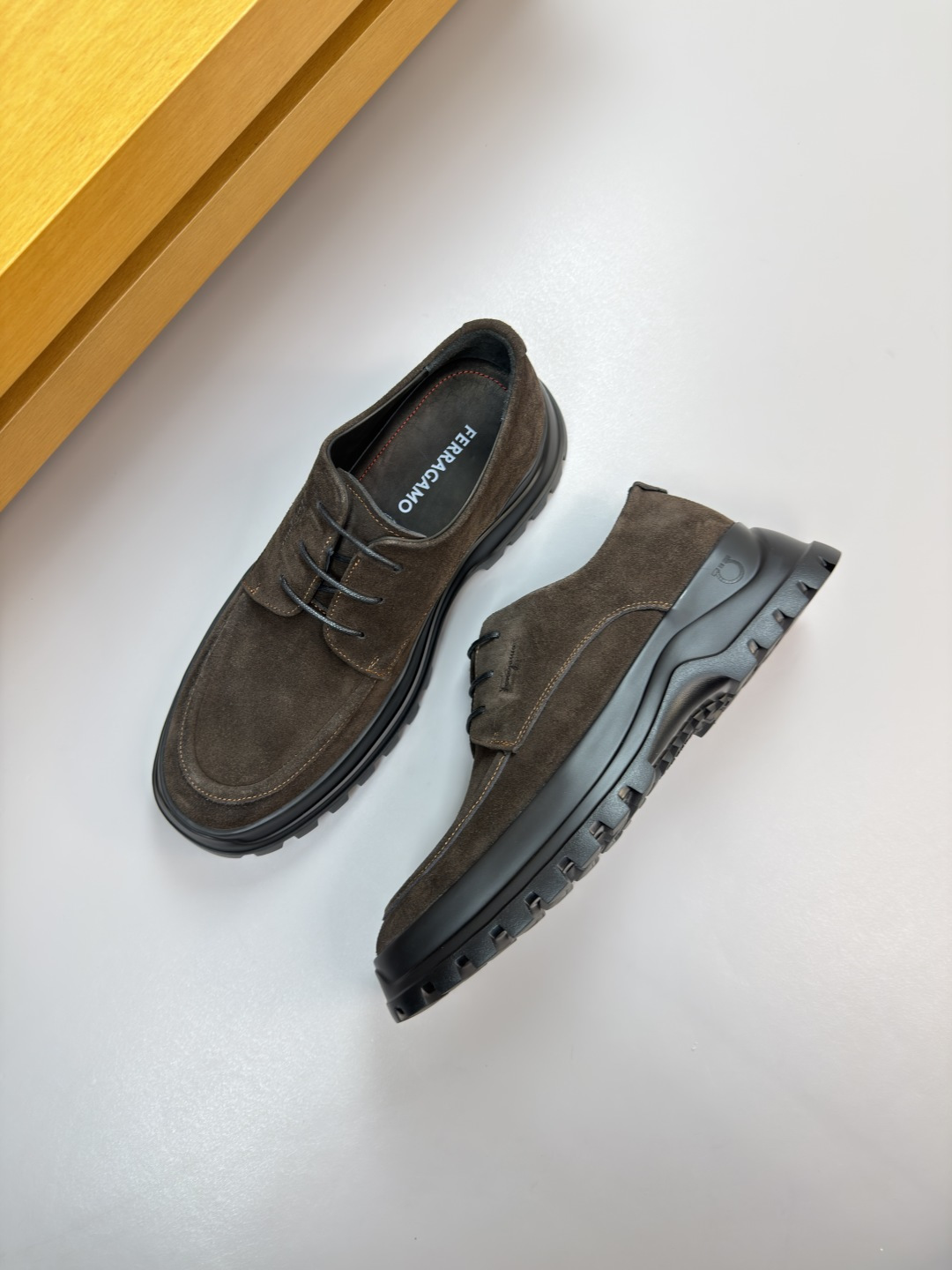 Ferragamo Style Leather Men's Shoes Men's Shoes Men's Shoes detail image 3 from source 783317