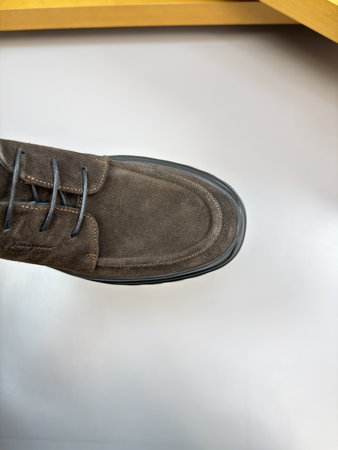 Ferragamo Style Leather Men's Shoes Men's Shoes Men's Shoes detail image 6 from source 783317