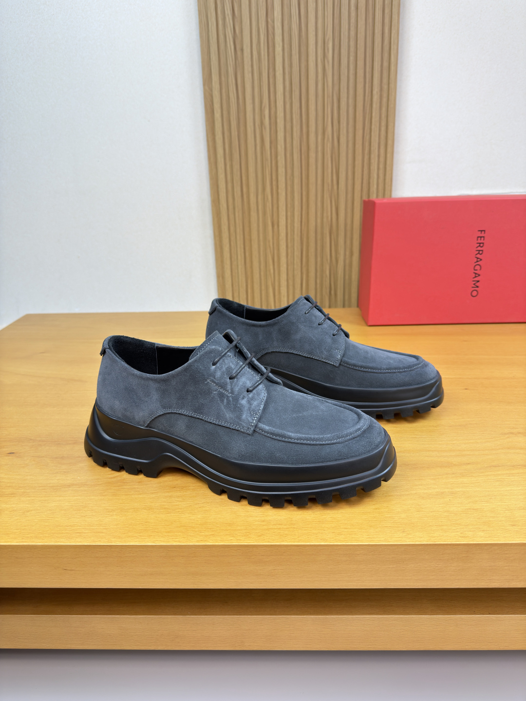 Ferragamo Style Leather Men's Shoes Lookbook Reference image 1