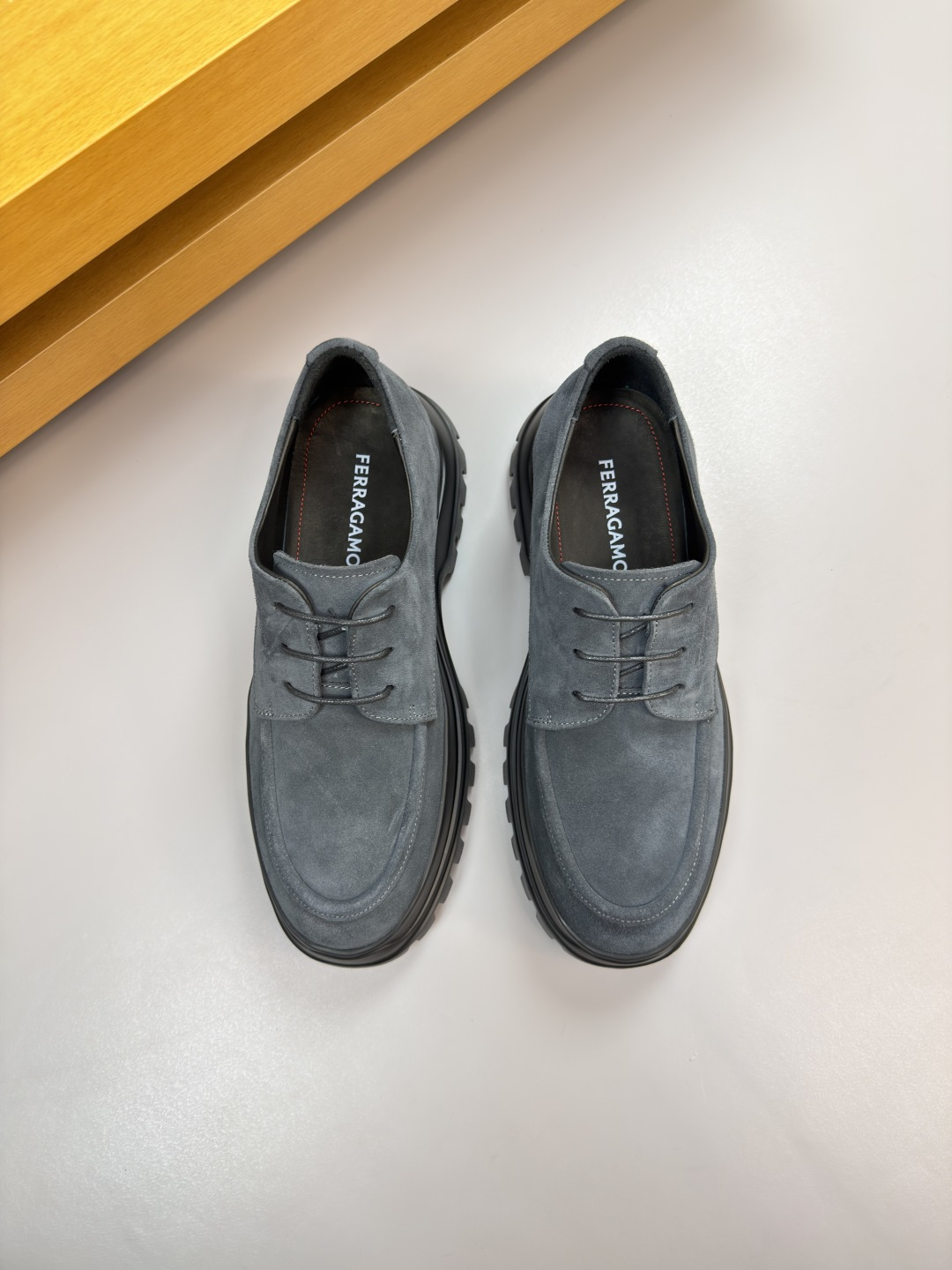 Ferragamo Style Leather Men's Shoes Lookbook Reference image 2