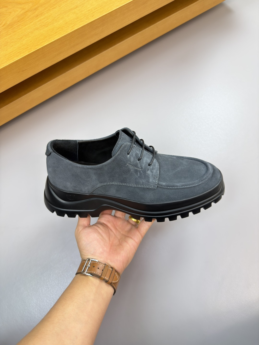 Ferragamo Style Leather Men's Shoes Men's Shoes Men's Shoes detail image 4 from source 783327