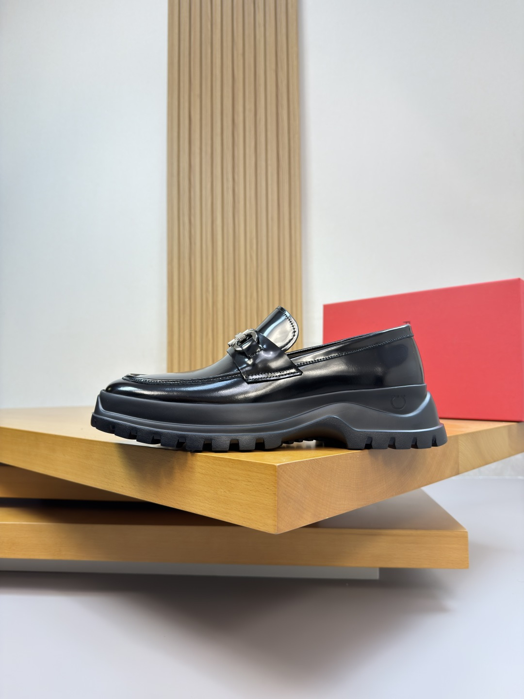 Ferragamo Style Leather Men's Shoes Men's Shoes Men's Shoes detail image 5 from source 783321