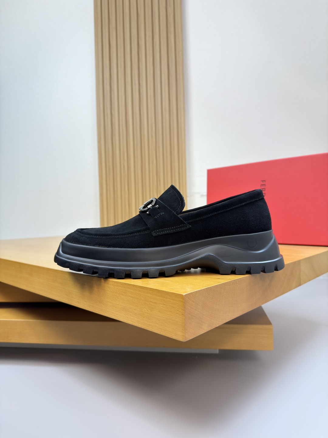 Ferragamo Style Leather Men's Shoes Men's Shoes Men's Shoes detail image 5 from source 783331