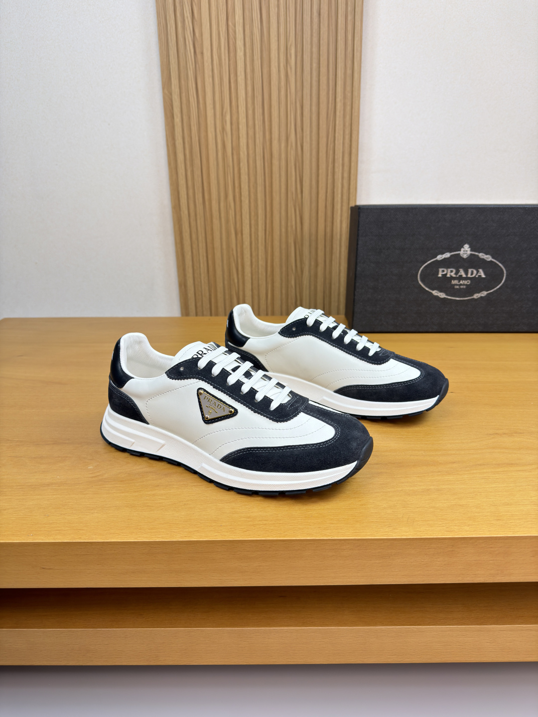 Prada Style Leather Men's Shoes Lookbook Reference image 1
