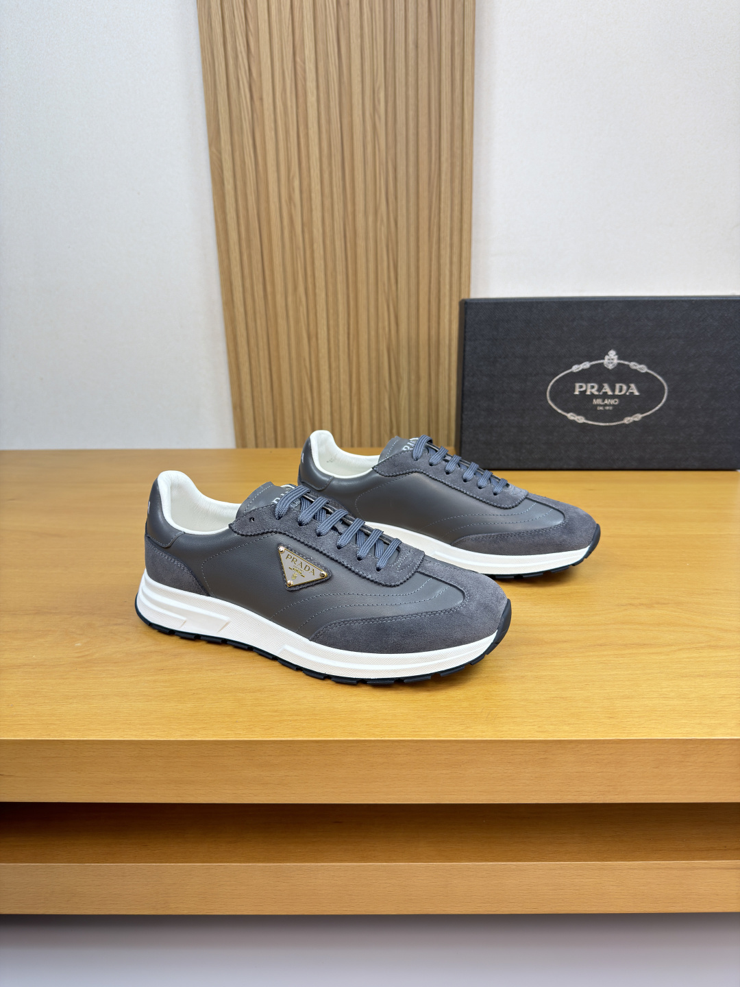 Prada Style Leather Men's Shoes Lookbook Reference image 1