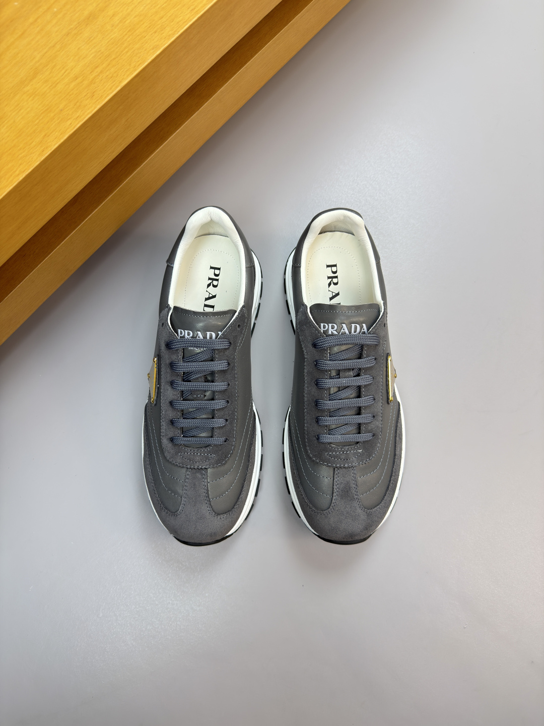 Prada Style Leather Men's Shoes Lookbook Reference image 2