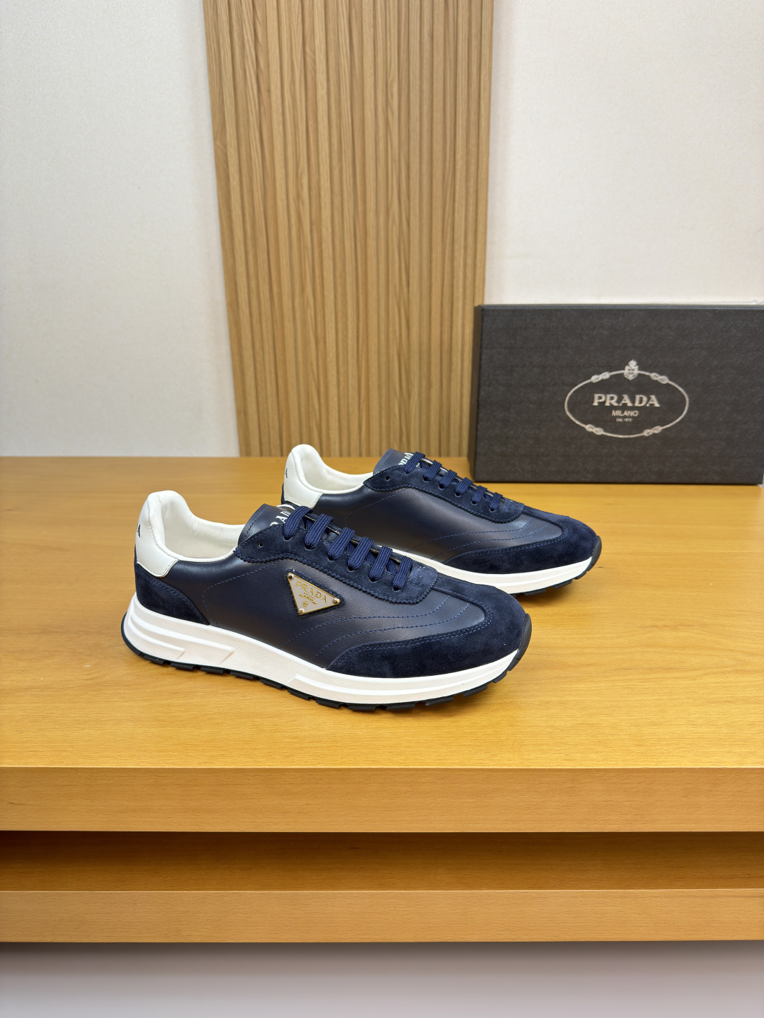 Prada Style Leather Men's Shoes Lookbook Reference image 1
