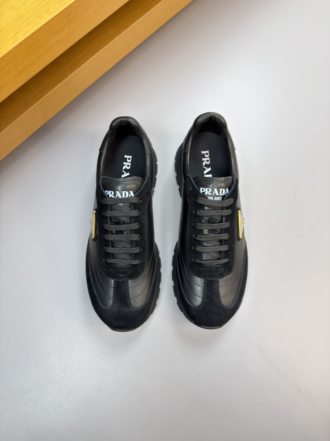 Prada Style Leather Men's Shoes Lookbook Reference image 2