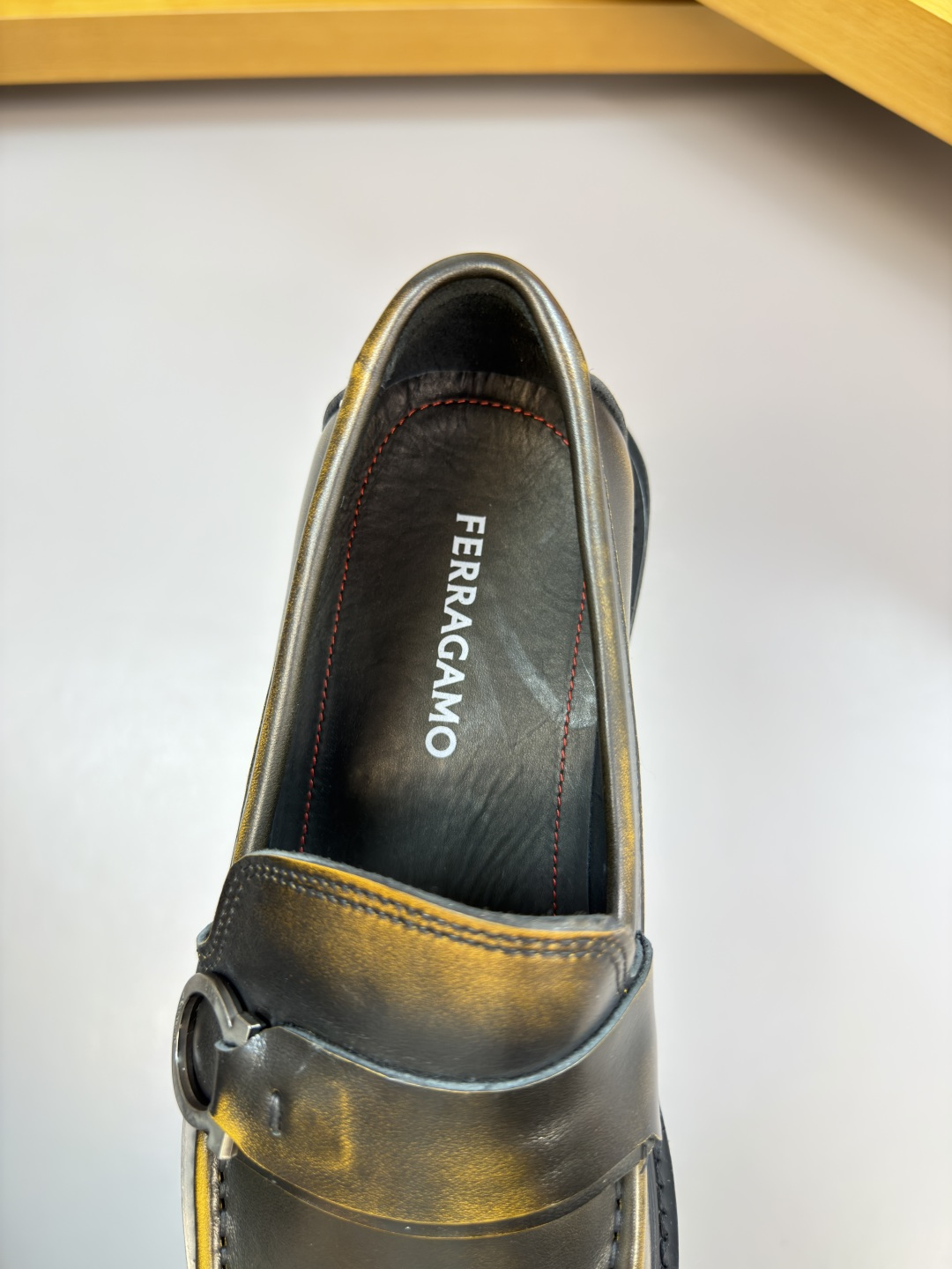 Ferragamo Style Leather Men's Shoes Men's Shoes Men's Shoes detail image 7 from source 783313