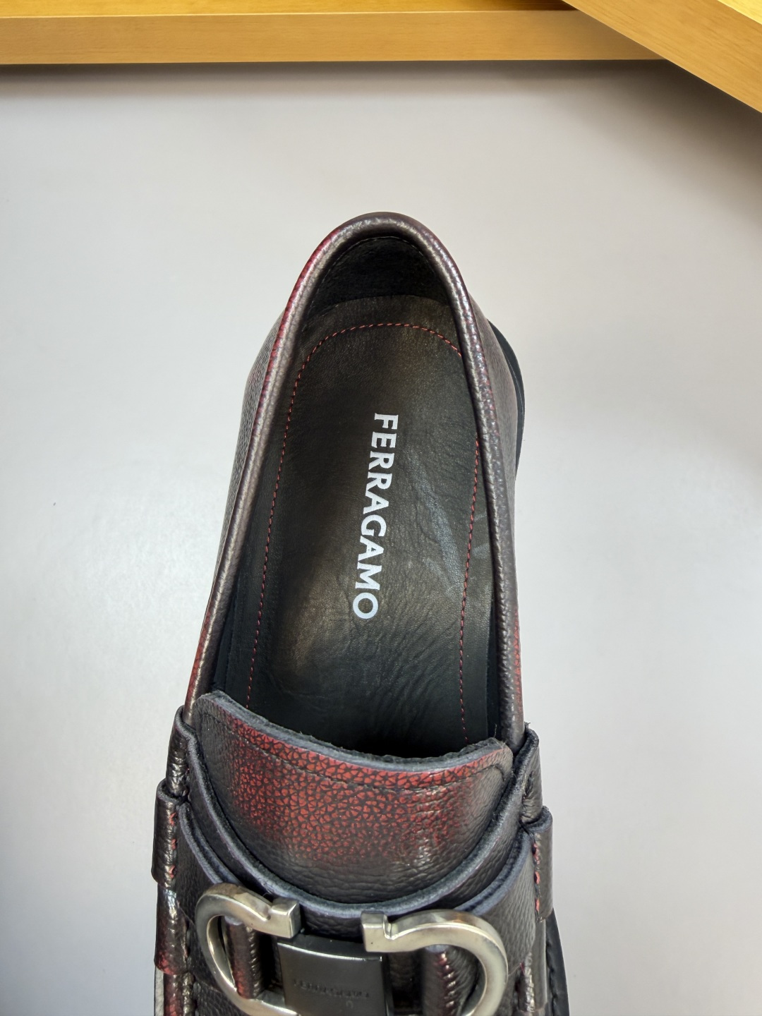 Ferragamo Style Leather Men's Shoes Men's Shoes Men's Shoes detail image 7 from source 783316