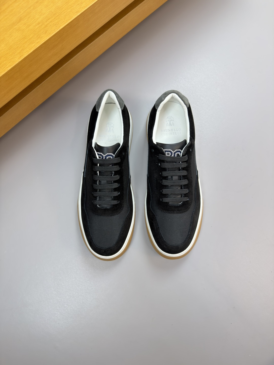 Brunello Cucinelli Spring/Summer new men's color-block skate sneakers 2