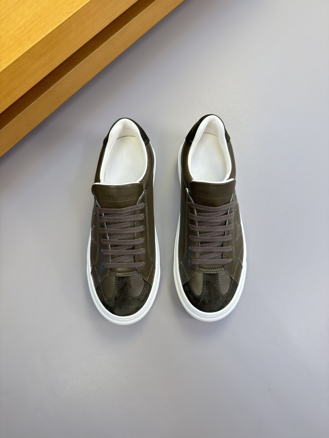 Ferragamo Style Leather Men's Shoes Lookbook Reference image 2