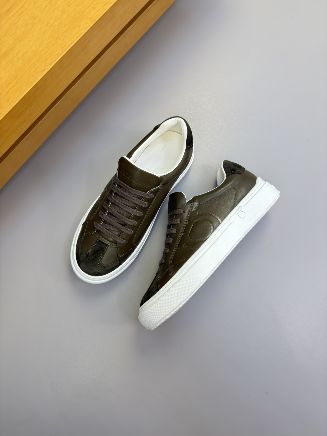 Ferragamo Style Leather Men's Shoes Men's Shoes Men's Shoes detail image 3 from source 783452