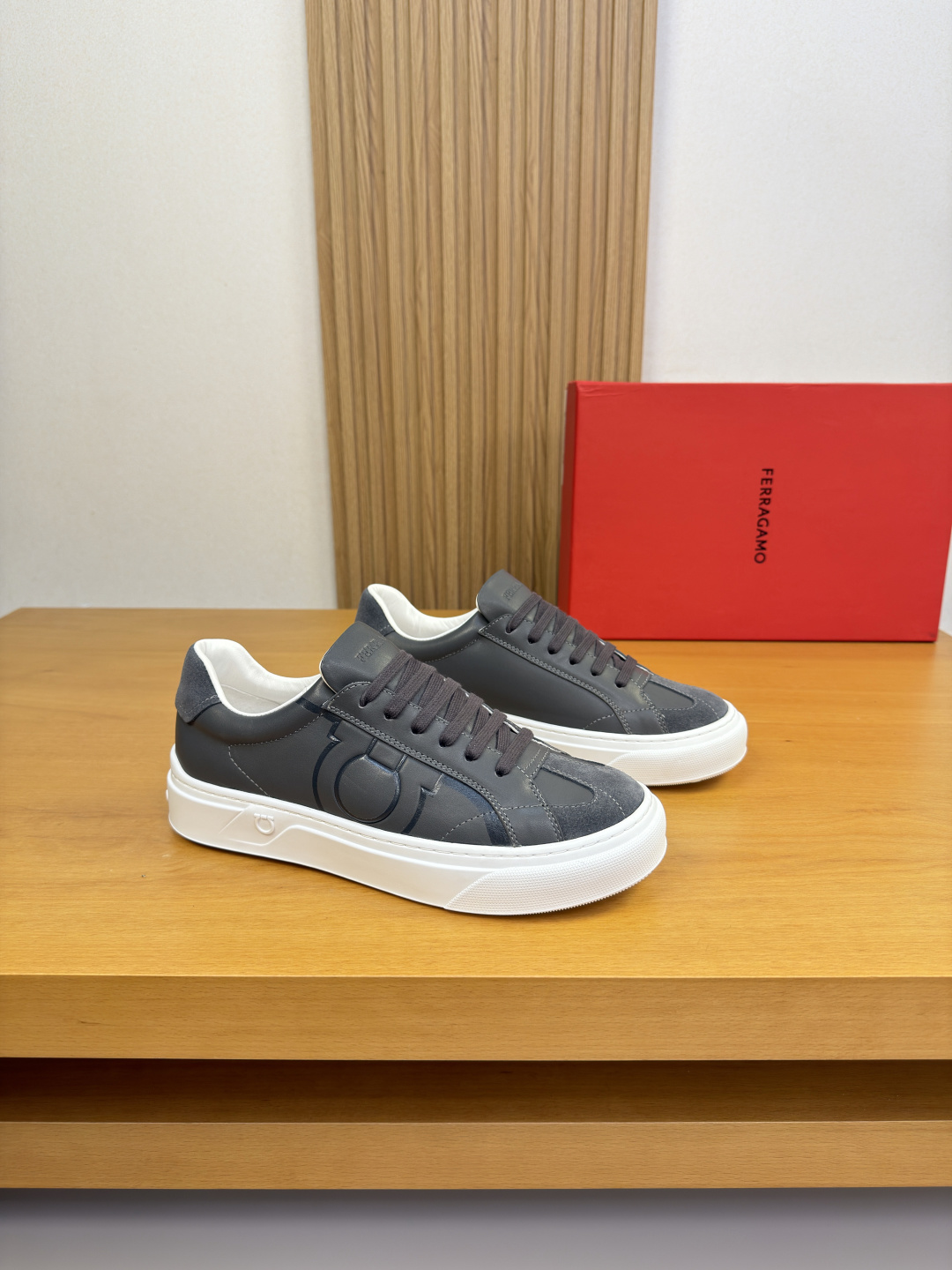 Ferragamo Style Leather Men's Shoes Lookbook Reference image 1