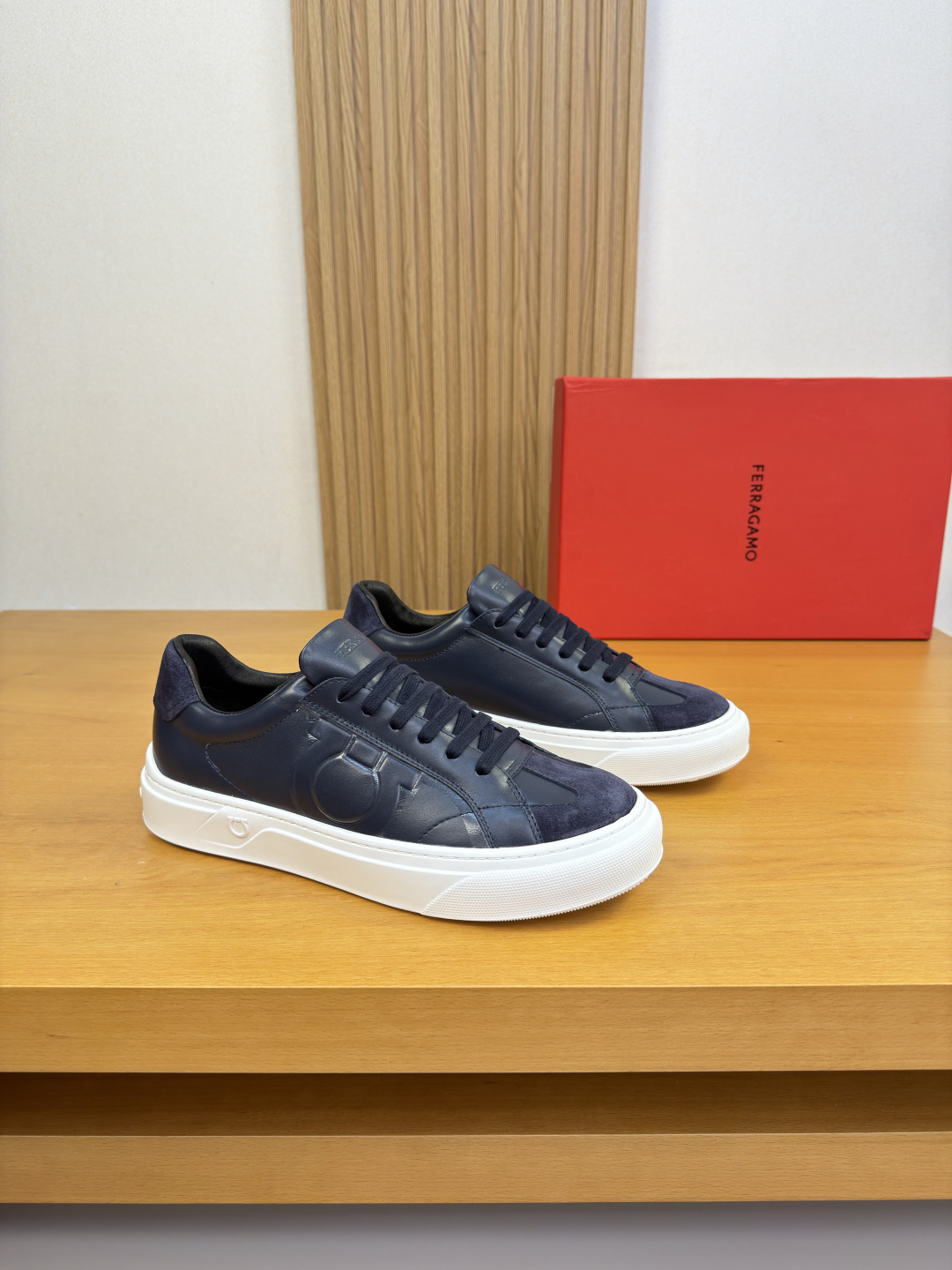 Ferragamo Style Leather Men's Shoes Lookbook Reference image 1
