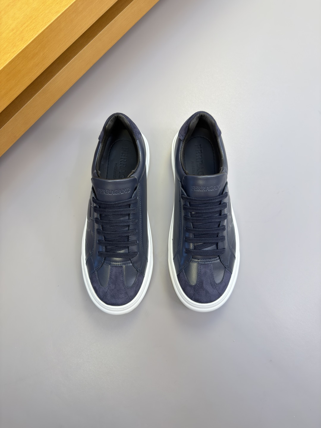Ferragamo Style Leather Men's Shoes Lookbook Reference image 2