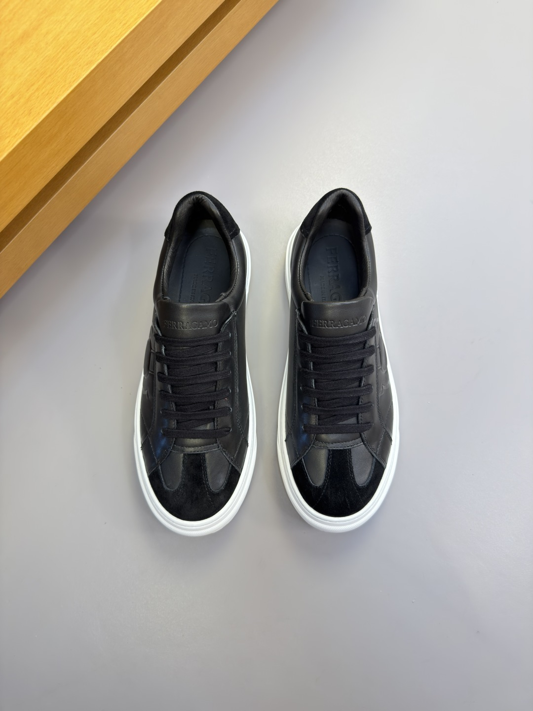 Ferragamo Style Leather Men's Shoes Lookbook Reference image 2